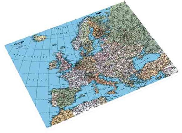 sous-mains Europe, 400 mm x 530 mm, dessous en plastique LÄUFER