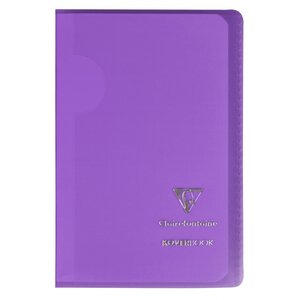 Carnet piqué KOVERBOOK 96 pages 90 g  couverture polypropylène  format 9 x 14 cm