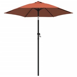 vidaXL Parasol Terre cuite 200x224 cm Aluminium