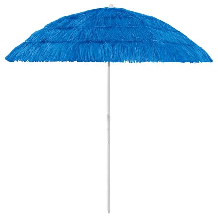 vidaXL Parasol de plage Hawaii Bleu 240 cm