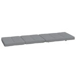 vidaXL Coussins de chaise longue lot de 2 gris tissu oxford