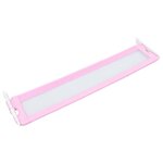 vidaXL Barrière de sécurité de lit d'enfant Rose 180x42 cm Polyester