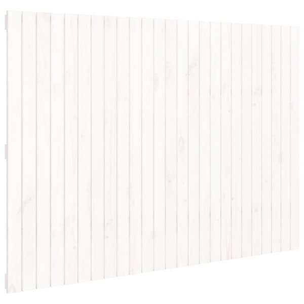 vidaXL Tête de lit murale Blanc 159 5x3x110 cm Bois massif de pin