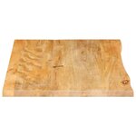 vidaXL Dessus de table à bord vivant 70x60x2 5 cm bois massif manguier
