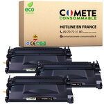 COMETE-Marque française-Cartouches Toners Compatibles avec HP 26A CF226X CF226A 26X pour Imprimante Laserjet Pro (3)-Livraison gratuite