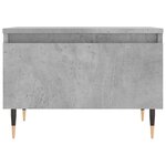 vidaXL Tables basses 2 Pièces gris béton 50x46x35 cm bois d'ingénierie