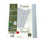 Intercalaires Imprimés Alphabétiques Pp Recyclé Gris - Az 20 Positions - A4 Maxi - Gris - X 10 - Exacompta