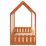 vidaXL Cadre de lit d'enfants forme de maison 80x200cm bois massif pin