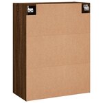 vidaXL Armoire murale chêne marron 69 5x34x90 cm