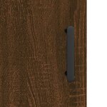 vidaXL Buffet chêne marron 69 5x34x90 cm bois d'ingénierie