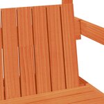 vidaXL Ensemble de lit et de banc avec toit sans matelas 100x200 cm