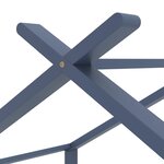 vidaXL Cadre de lit d'enfant Gris Bois de pin massif 80x160 cm