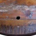 vidaXL Ensemble de 2 tables basses Bois de récupération massif