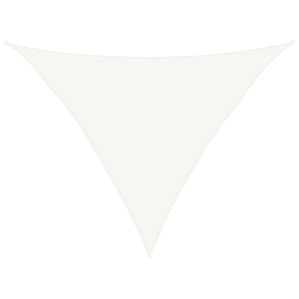 vidaXL Voile d'ombrage 160 g/m² Blanc 5x5x6 m PEHD