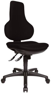 Chaise de Bureau Ergo Point SY Noir TOPSTAR