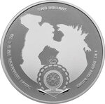 Pièce de monnaie en Argent 2 Dollars g 31.1 (1 oz) Millésime 2021 GODZILLA