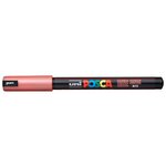 Marqueur pointe calibrée extra-fine pc1mr 0 7mm rouge métal x 12 POSCA