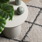 vidaXL Tapis shaggy à poils longs moderne beige anthracite 200x280 cm