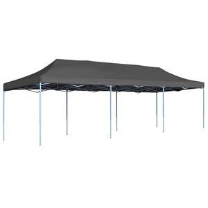 vidaXL Tente de réception pliable 3 x 9 m Anthracite