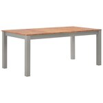vidaXL Table de salle à manger 180x90x74 cm Bois de chêne solide