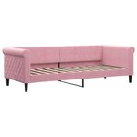 vidaXL Lit de repos rose 80x200 cm velours