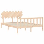vidaXL Cadre de lit sans matelas 140x200 cm bois massif de pin
