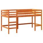 vidaXL Lit mezzanine enfants avec échelle 80x200 cm bois pin massif