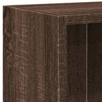 vidaXL Bibliothèque Chêne marron 60x24x76 cm Bois d'ingénierie