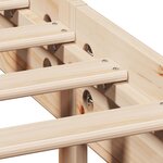 vidaXL Cadre de lit sans matelas 150x200 cm bois de pin massif