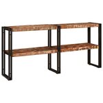 vidaXL Table console 160x33x75 cm en bois massif récupéré