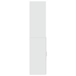 vidaXL Buffet haut blanc 80x42 5x185 cm bois d'ingénierie