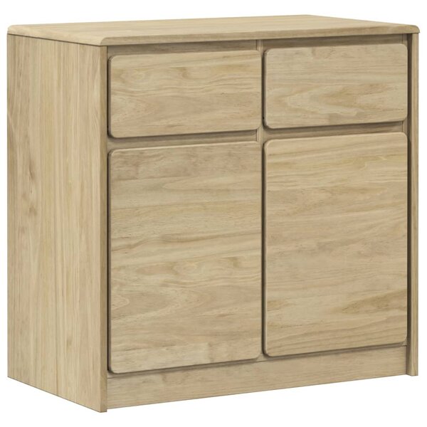 vidaXL Buffet SAUDA chêne 80x43x75 5 cm bois massif de pin