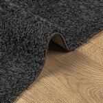vidaXL Tapis shaggy PAMPLONA poils longs moderne anthracite 80x250 cm