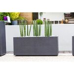 Jardinière Graphit - 99 5 x 39 x 43 cm - 97 6 L - Gris anthracite