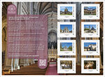 Collector 8 timbres - Les patrimoine architectural du sanctuaire de Sainte-Anne-d'Auray - Lettre Verte