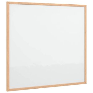 vidaXL Tableau blanc magnétique avec cadre en pin massif 60 x 55 cm