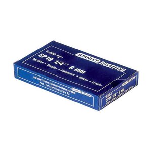 boîte de 5000 Agrafes Bostitch SP19 1/4 bleue STANLEY