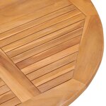 vidaXL Ensemble à manger d'extérieur pliable 5 Pièces Bois solide de teck