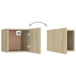 vidaXL Ensemble de meubles TV 5 Pièces Chêne sonoma Bois d'ingénierie
