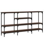 vidaXL Table console chêne marron 160x29x80 cm bois d'ingénierie