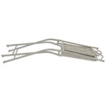 vidaXL Mobilier de bistro 3 Pièces Acier Gris