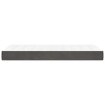 vidaXL Matelas de lit à ressorts ensachés Gris foncé 80x200x20 cm