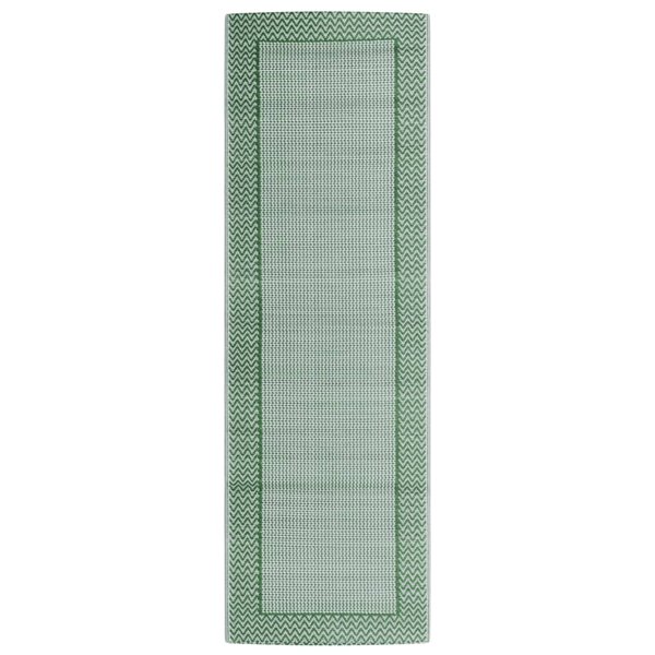 vidaXL Tapis d'extérieur vert 80x250 cm PP