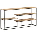 vidaXL Buffet 150x30x75 cm Bois de manguier brut