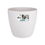 Brussels Pot de fleurs rond Roues 47 - Blanc Ø 47 x 44 cm