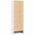 vidaXL Buffet haut avec LED blanc 69x32 5x200 cm bois d’ingénierie