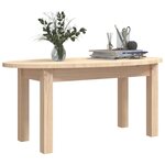 vidaXL Table basse 80x40x35 cm Bois massif de pin