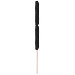 tête de lit vidaXL capitonnée noire 90 cm en tissu