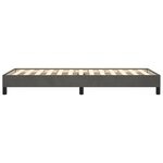 vidaXL Cadre de lit Gris foncé 100 x 200 cm Velours