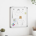 vidaXL Tableau blanc magnétique 60x60x1 7 cm aluminium